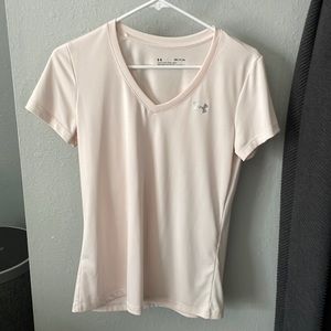 Pink under armor shirt